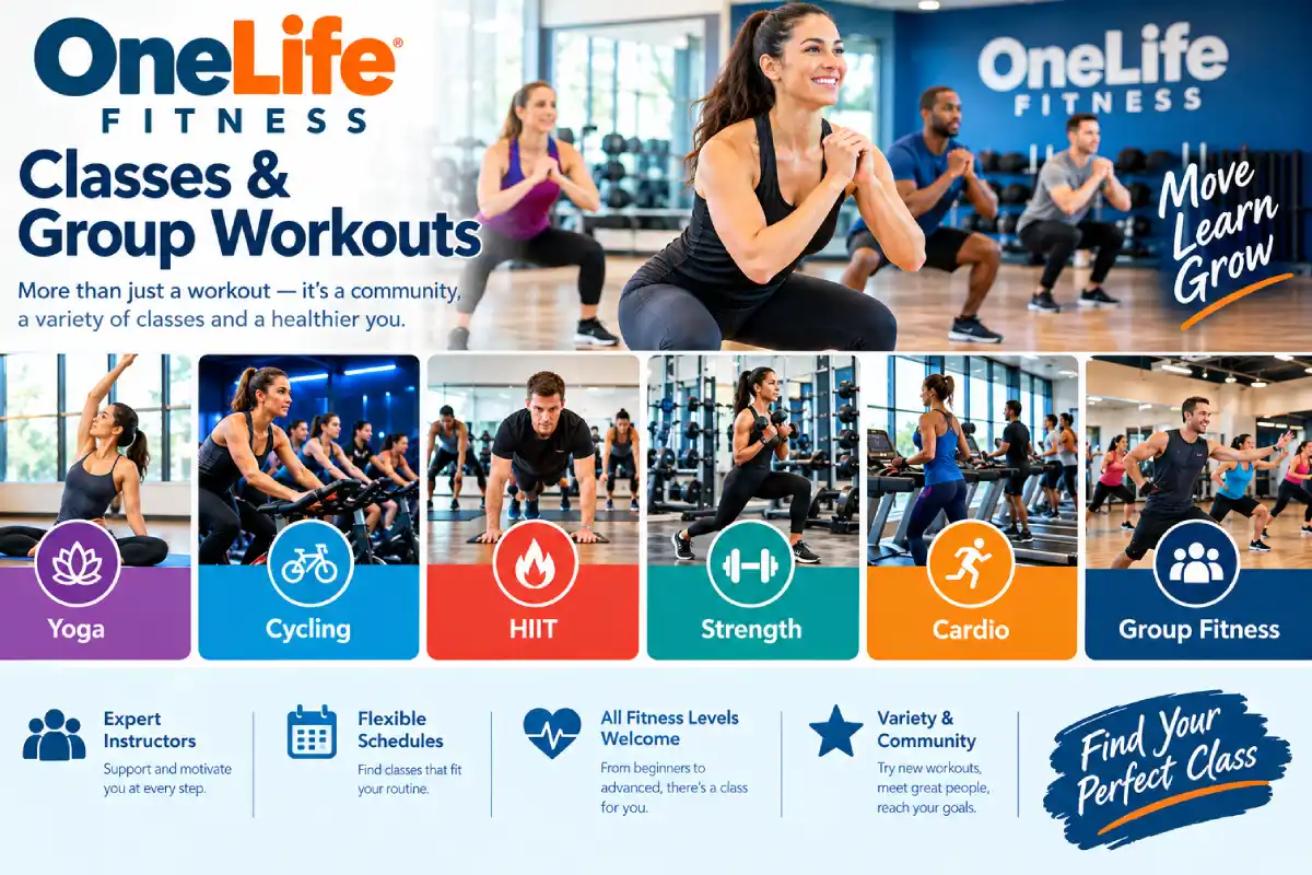 one life fitness classes & group workouts