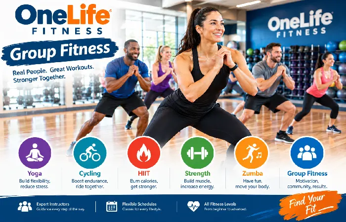 one life fitness group fitness