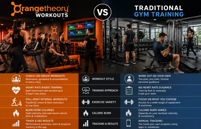 orangetheory workouts vs traditional gym training