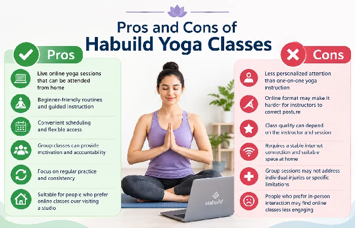 pros and cons of habuild yoga classes