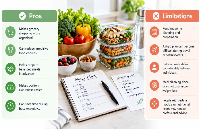 pros and limitations of meal planning