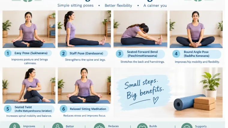 seated yoga poses for beginners