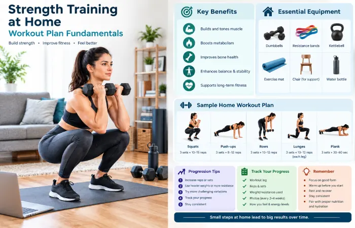 strength training at home workout plan fundamentals
