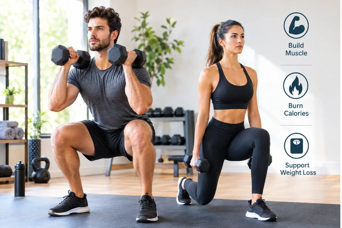 strength training for muscle building & weight loss