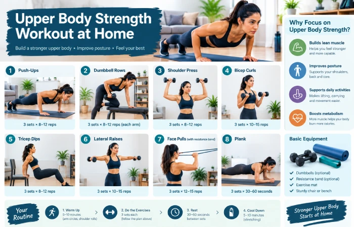 upper body strength workout at home