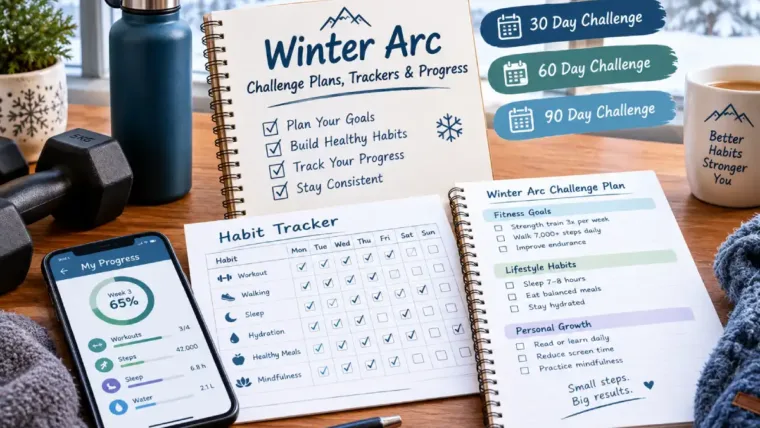 winter arc challenge Plans, trackers & progress