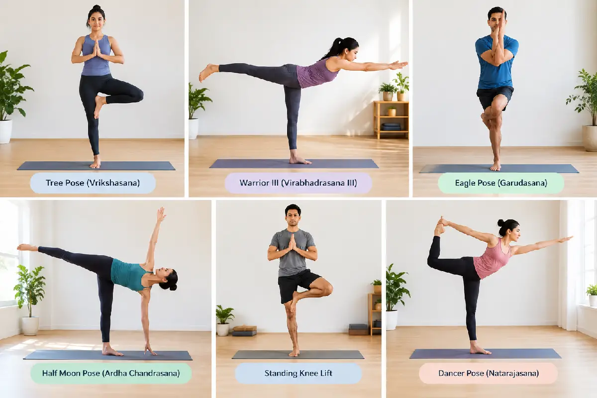 yoga balance poses for beginners