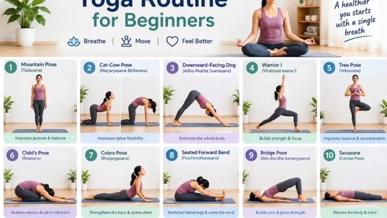 yoga routine for beginners