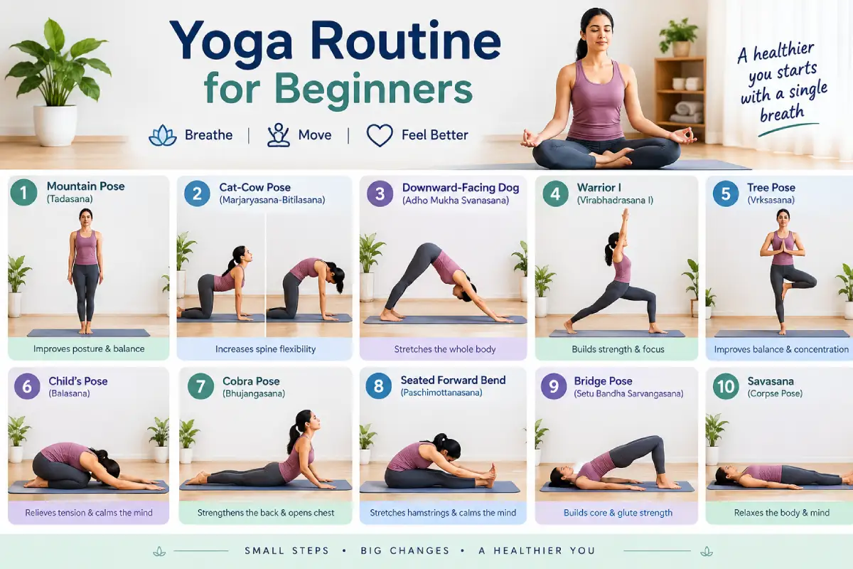 yoga routine for beginners