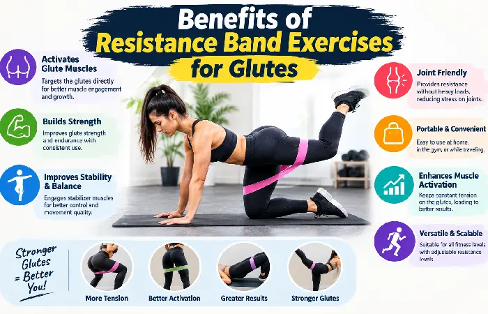 benefits of resistance Band exercises for glutes