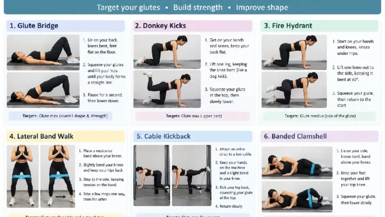 glute isolation exercises