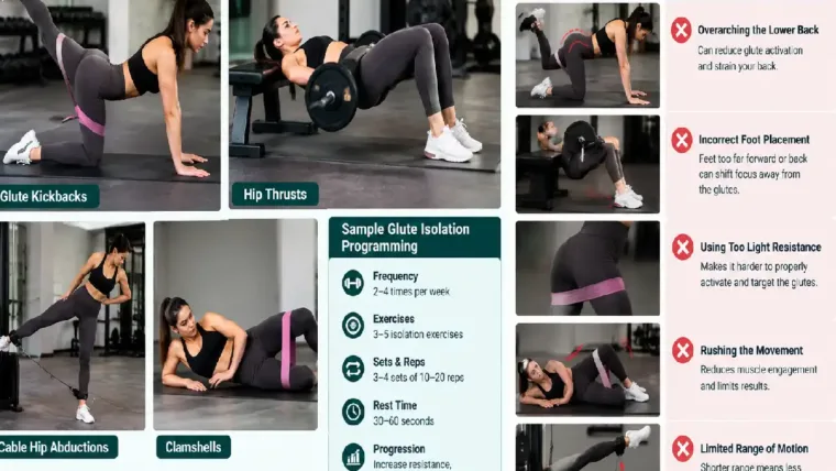 glute isolation programming & mistakes