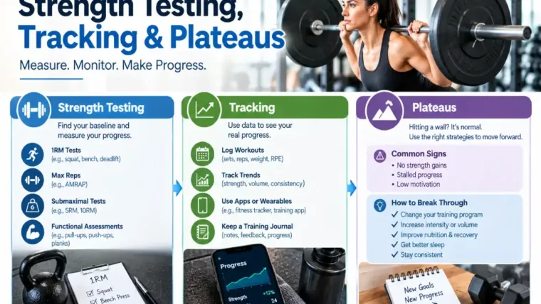 strength testing, tracking & plateaus